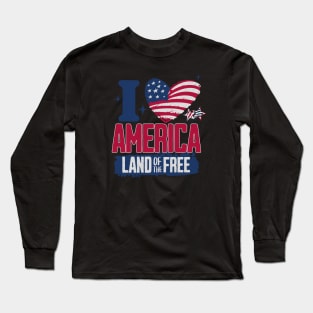 I Love America Long Sleeve T-Shirt